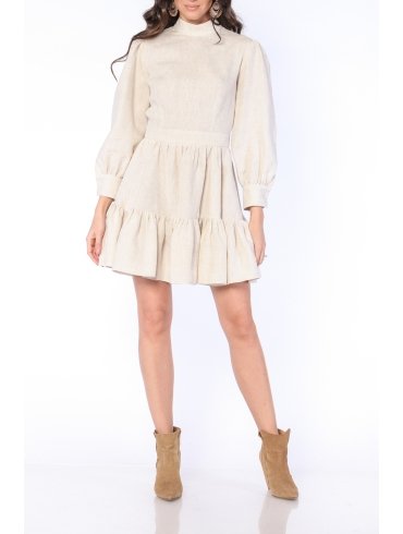 CARLA PURO LINO ROCHIE MINI CU GULER INALT SI VOLANE