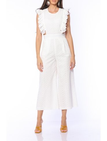 TGH SALOPETA FAIRY PERFORATA CULOTTES CU VOLANE