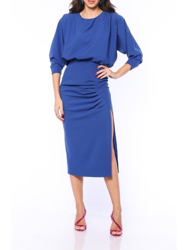 TGH ROCHIE MIDI CU SLIT LATERAL