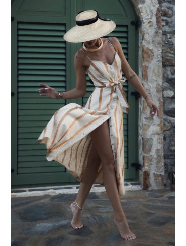 TGH LINO ROCHIE MIDI GETAWAY CU DECUPAJE SI DUNGI