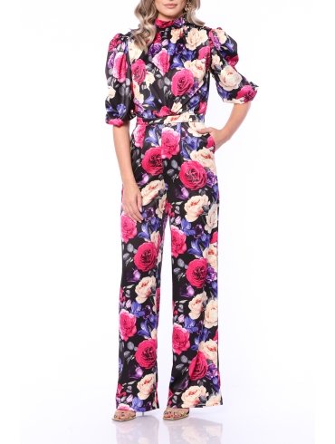 TGH SALOPETA LARGA CU IMPRIMEU FLORAL