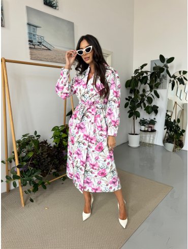 TGH TRENCH FLORAL SPLASH