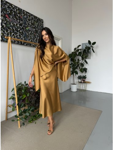 TGH FUSTA MIDI GOLD SUNSET