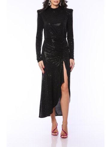 TGH ROCHIE MIDI NOIR ELEGANCE