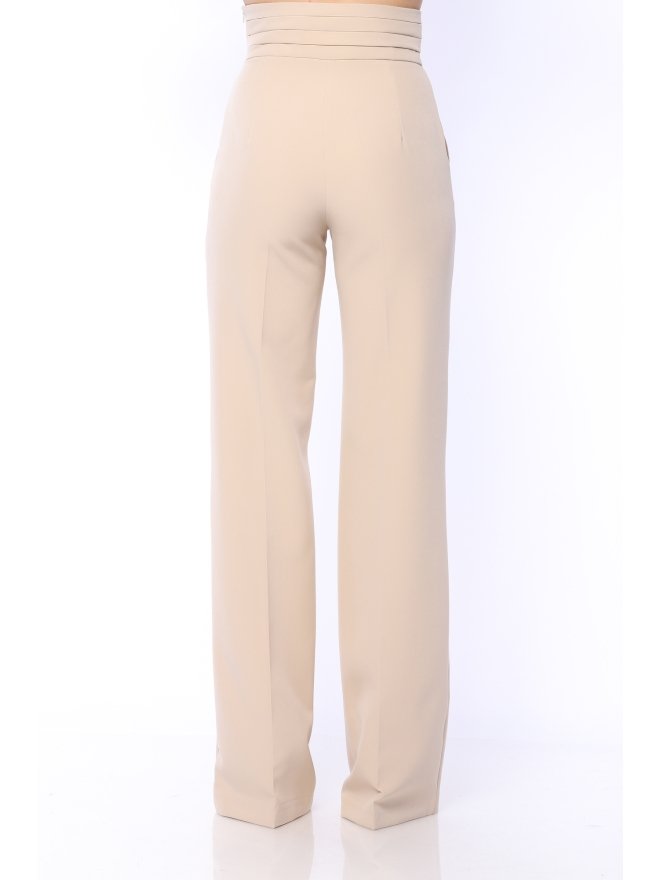 TGH PANTALONI PALAZZO BEST SELLER CU TALIE INALTA PLISATA