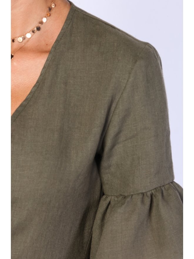 CARLA PURO LINO ROCHIE MINI PARTE PESTE PARTE CU VOLANE