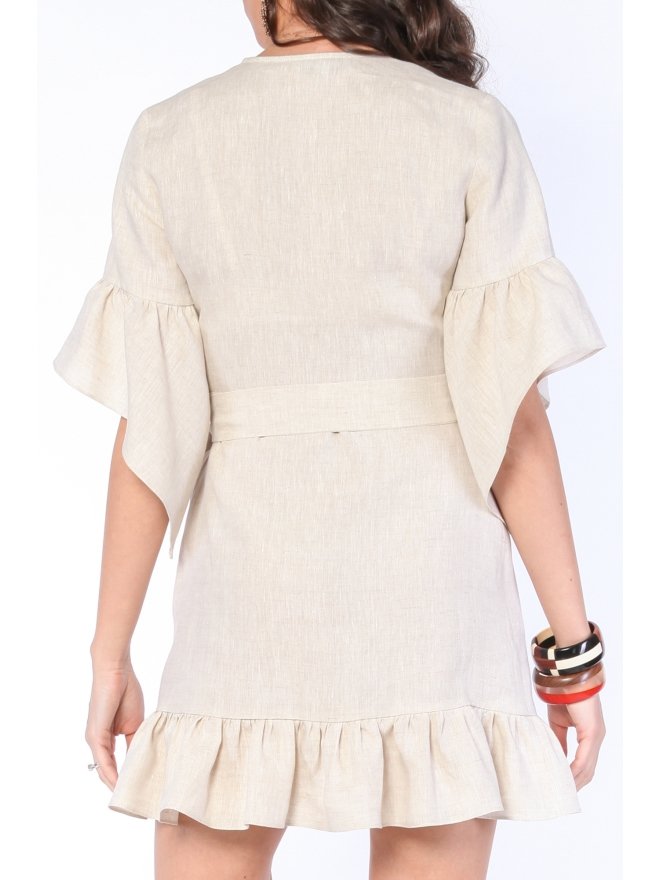 CARLA PURO LINO ROCHIE MINI PARTE PESTE PARTE CU VOLANE