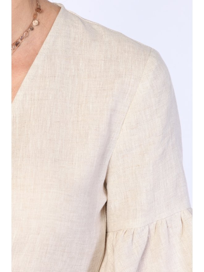 CARLA PURO LINO ROCHIE MINI PARTE PESTE PARTE CU VOLANE