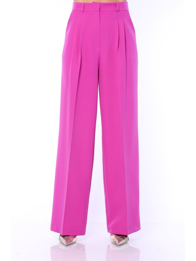 TGH PANTALONI PALAZZO BACK IN BUSINESS CU TALIE INALTA