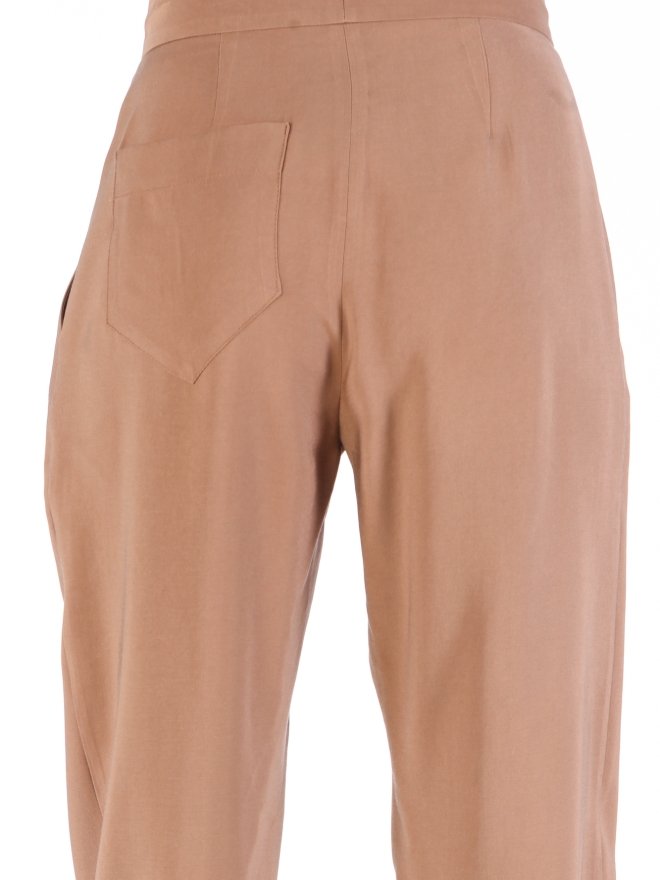 ISABEL PANTALONI CROPPED CU TALIE INALTA