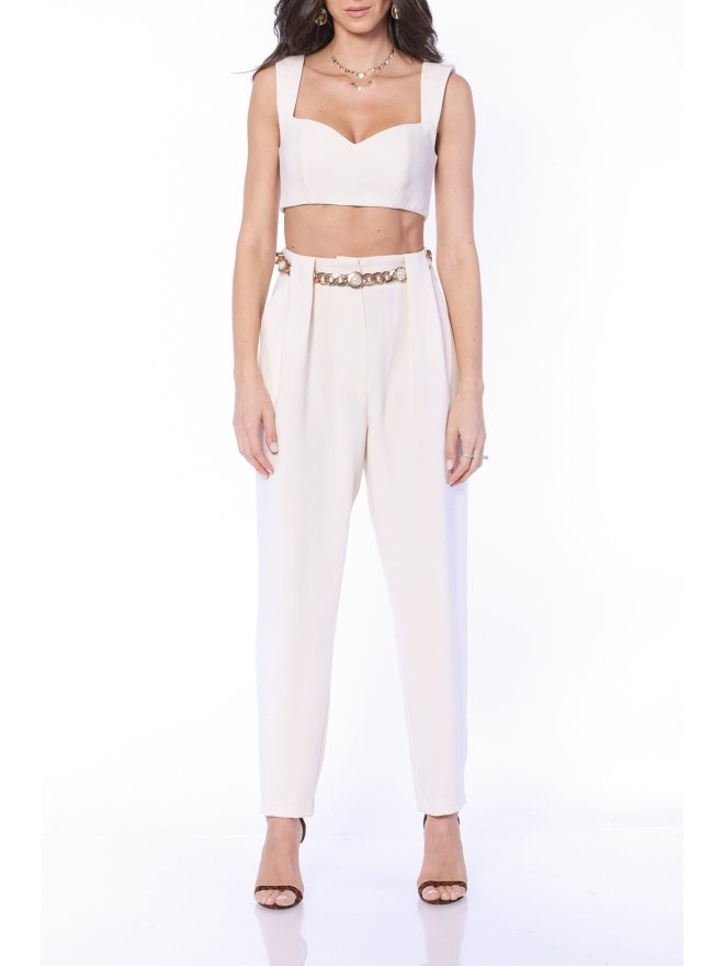 MARMURI CROP TOP WHITE SUMMER