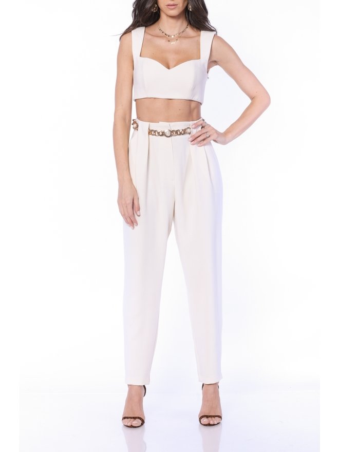 MARMURI CROP TOP WHITE SUMMER