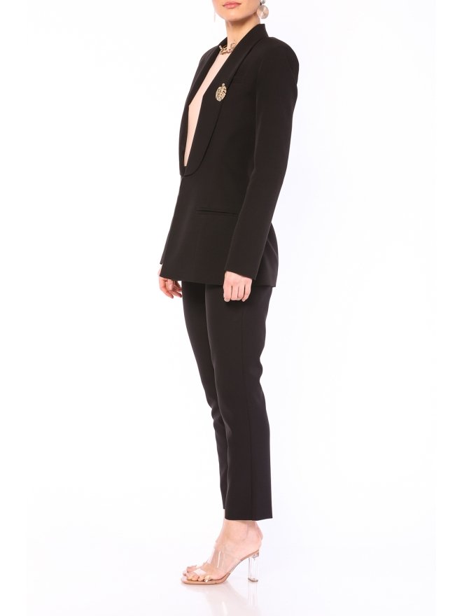 MARMURI SACOU SLIM-FIT CU REVERE SAL