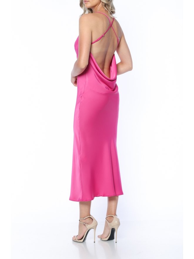 POESSE ROCHIE MIDI DIN SATIN SUMMER EVENT