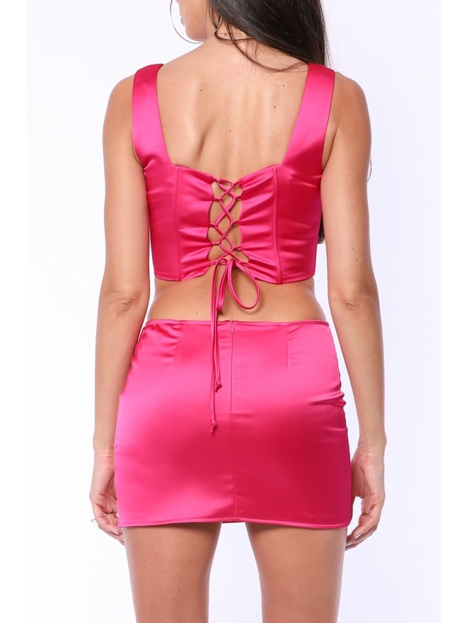 TGH CORSET EXQUISITE IN V DIN SATIN