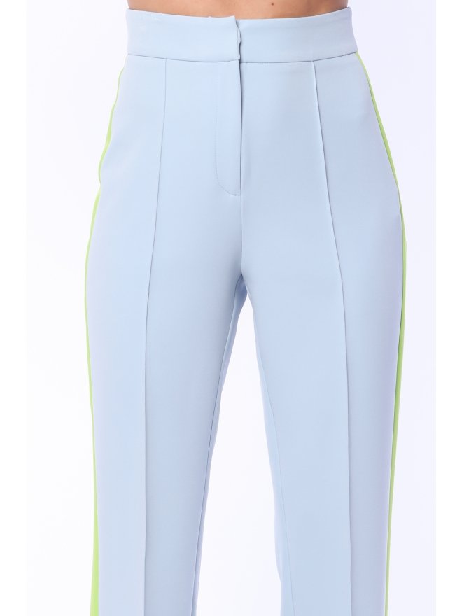 TGH PANTALONI DREPTI COLOR BLOCK DOUBLE TROUBLE CU VIPUSCA