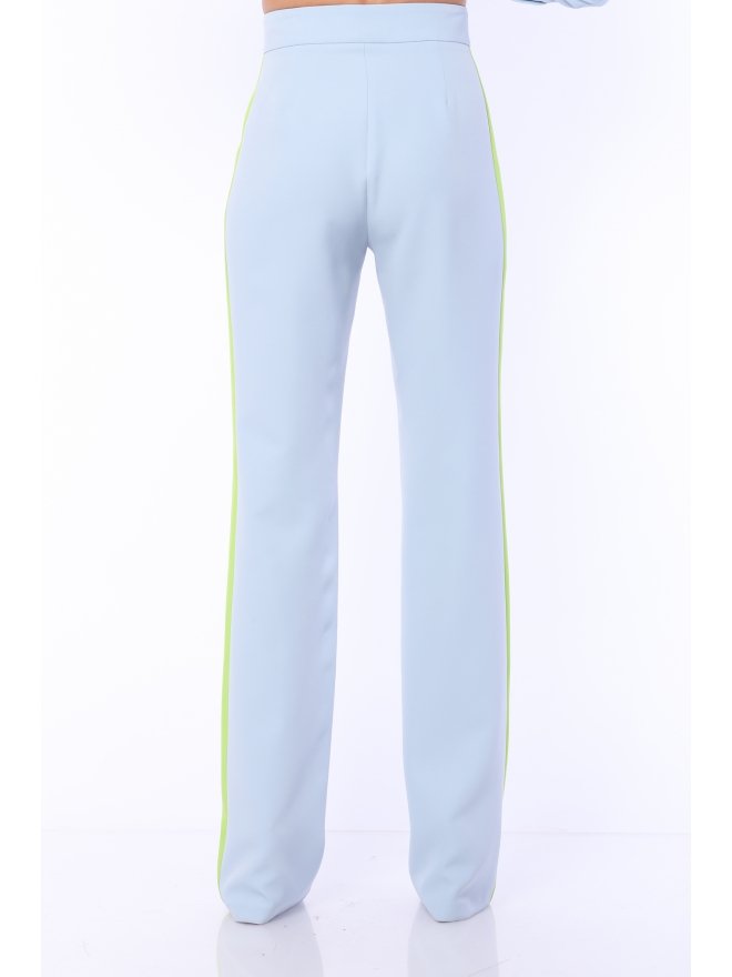 TGH PANTALONI DREPTI COLOR BLOCK DOUBLE TROUBLE CU VIPUSCA