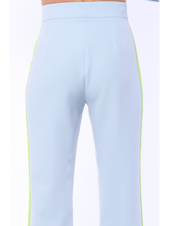 TGH PANTALONI DREPTI COLOR BLOCK DOUBLE TROUBLE CU VIPUSCA