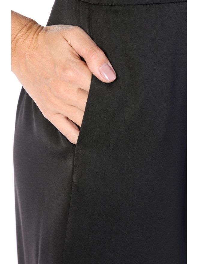 TGH GLAM SALOPETA VICTORIANA DIN SATIN CU PANTALONI LARGI