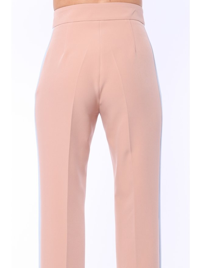 TGH PANTALONI DREPTI COLOR BLOCK DOUBLE TROUBLE CU VIPUSCA