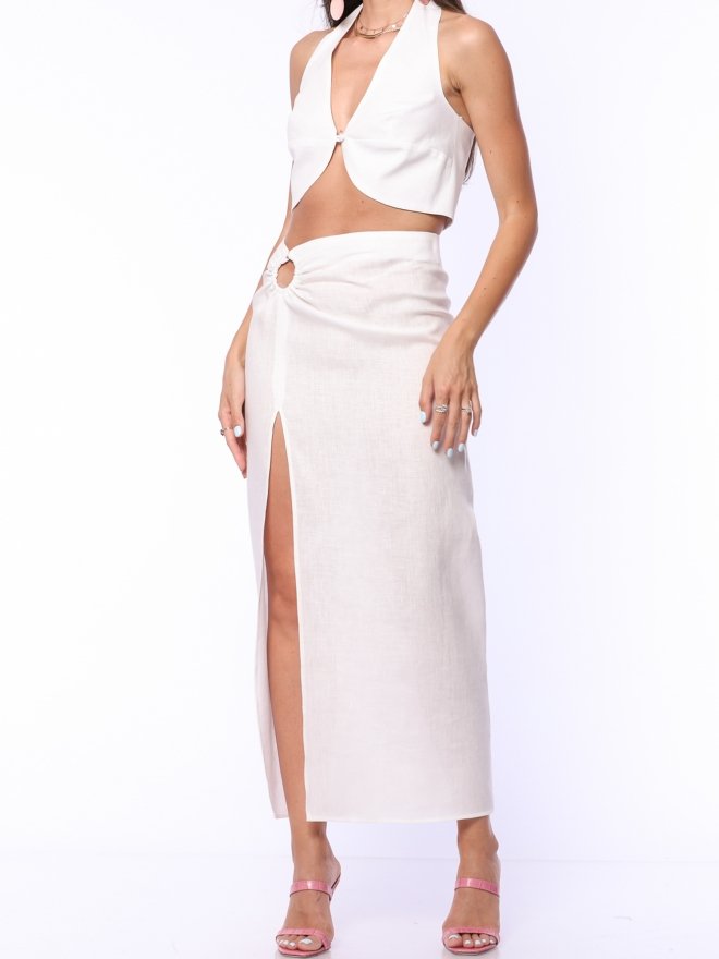 TGH LINO TOP STIL VESTA CU GULER HALTER