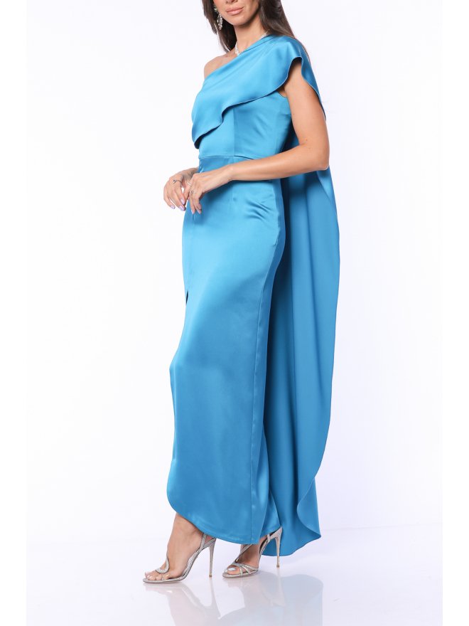 TGH ROCHIE MAXI DIN SATIN EVENT CU SAL LUNG PE SPATE