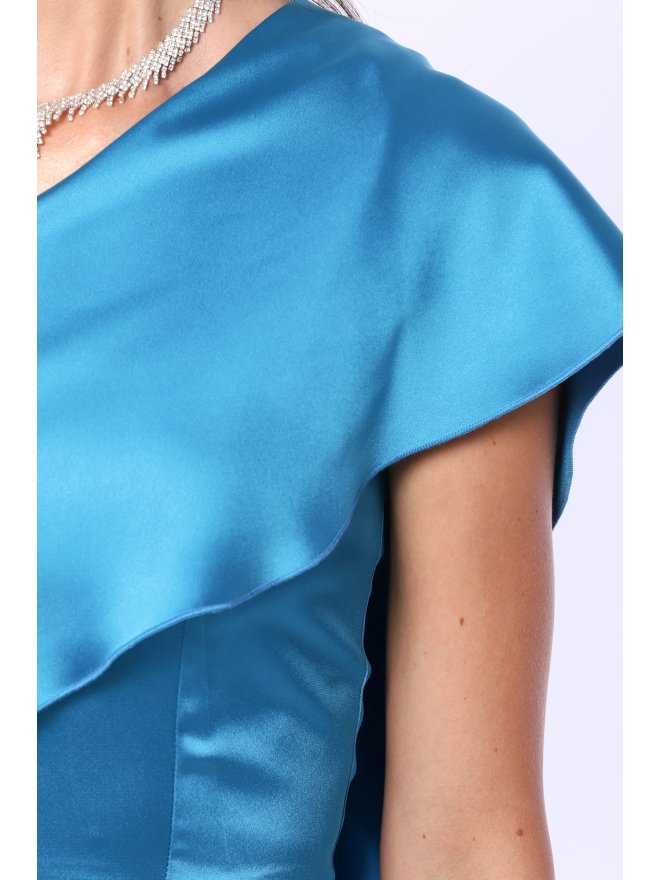 TGH ROCHIE MAXI DIN SATIN EVENT CU SAL LUNG PE SPATE