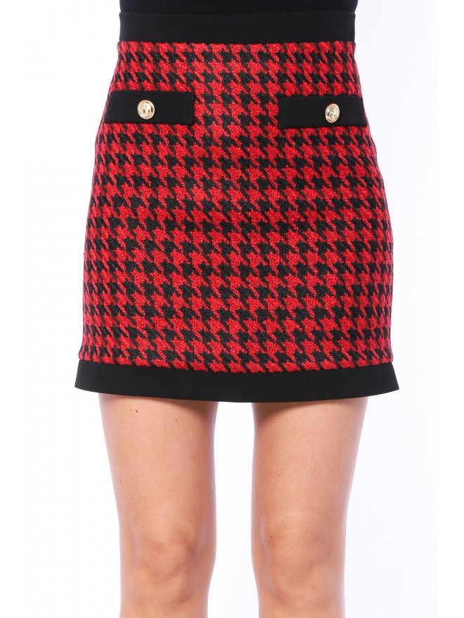 TGH ROYAL CHECKERED PRINT MINI SKIRT