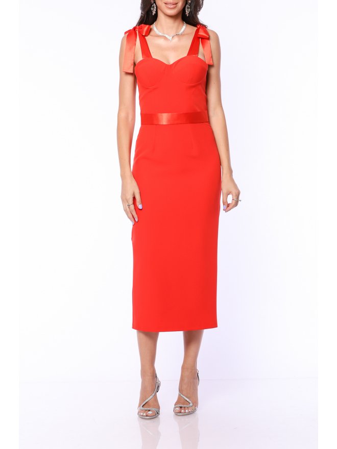 TGH DARLING CORSET MIDI DRESS