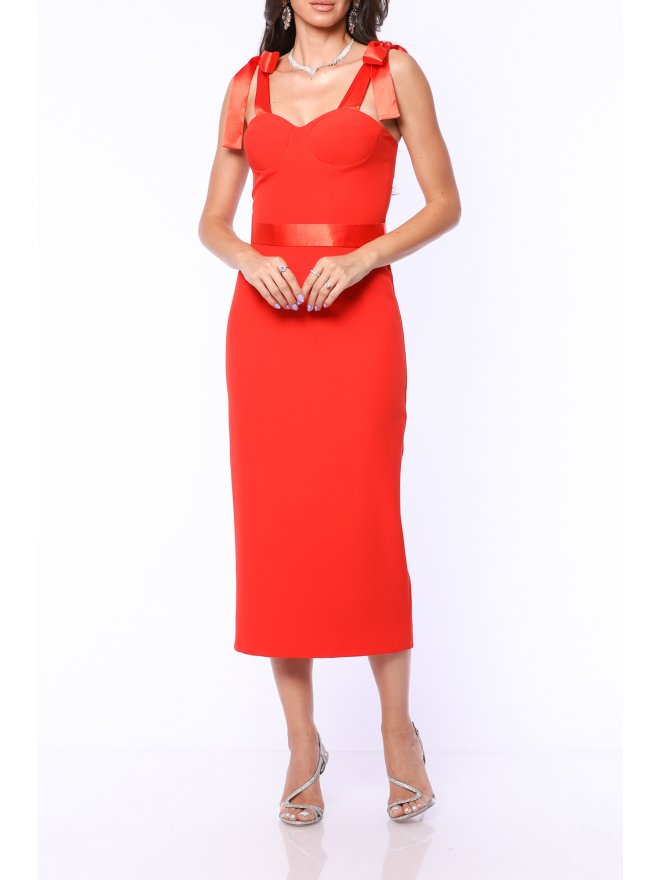 TGH DARLING CORSET MIDI DRESS