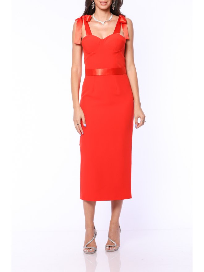 TGH DARLING CORSET MIDI DRESS