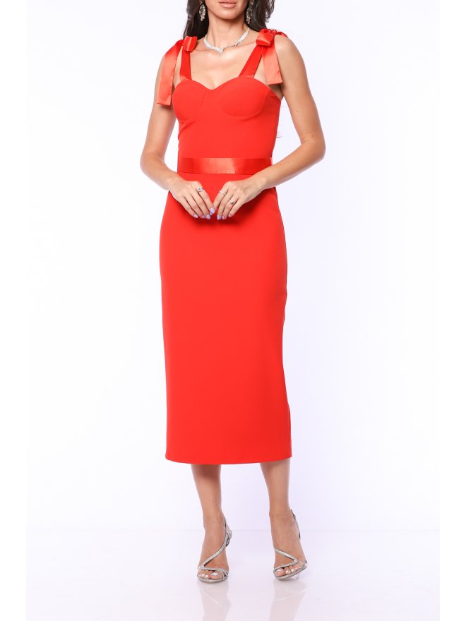 TGH DARLING CORSET MIDI DRESS