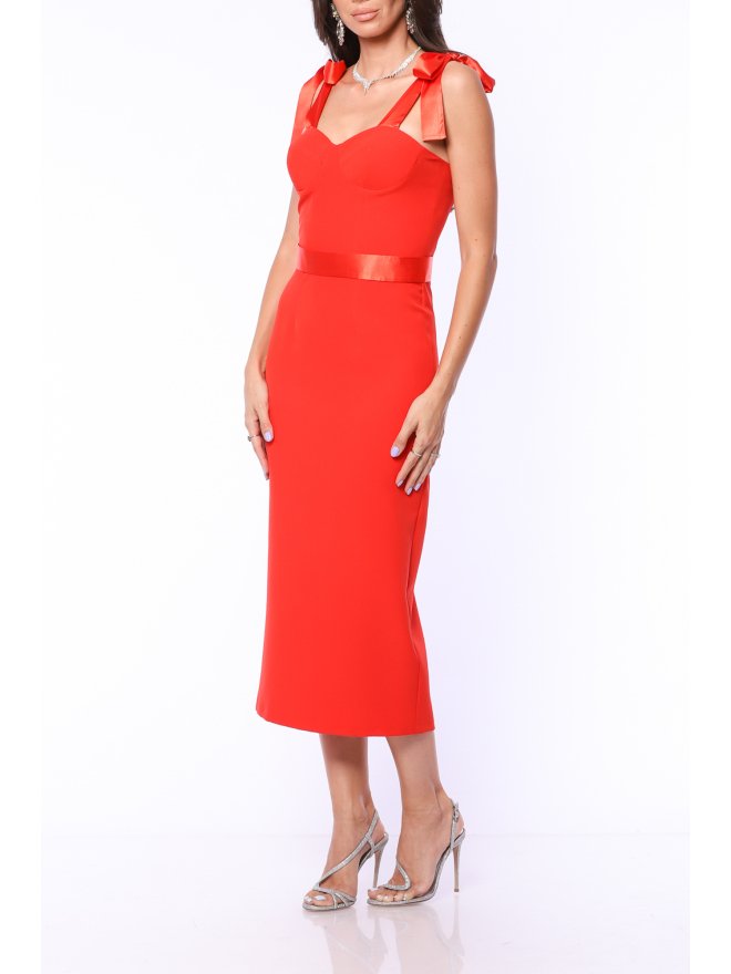 TGH DARLING CORSET MIDI DRESS