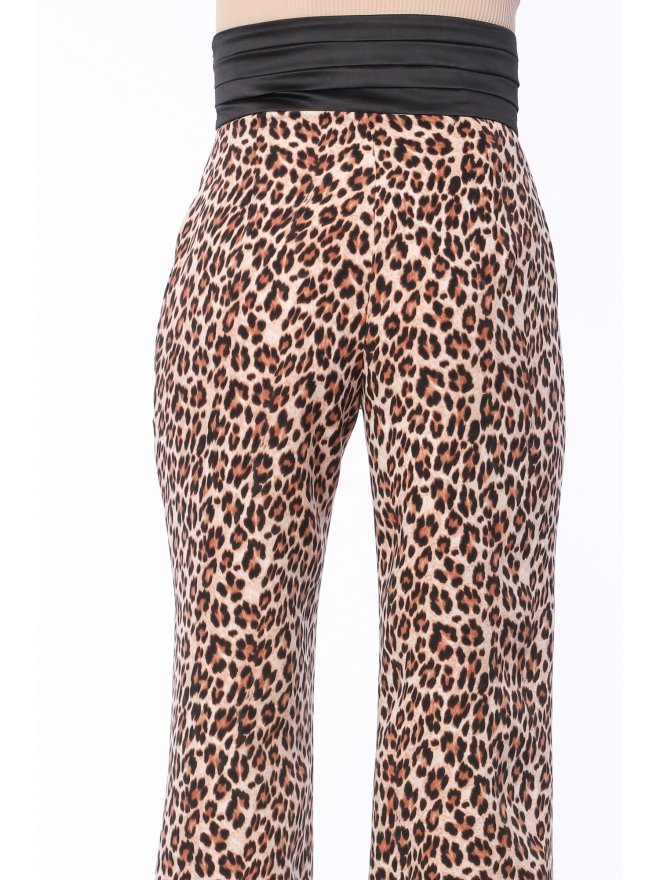 TGH PANTALONI LARGI TUXEDO COLOR BLOCK JUNGLE FEVER