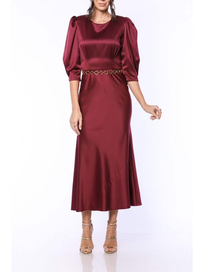 TGH ROCHIE MIDI DIN SATIN A-LINE SPECIAL EVENT