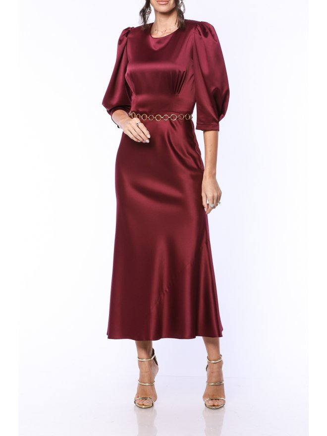 TGH ROCHIE MIDI DIN SATIN A-LINE SPECIAL EVENT