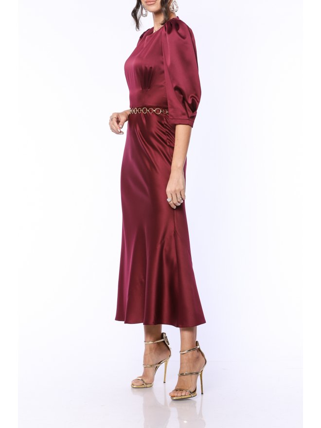 TGH ROCHIE MIDI DIN SATIN A-LINE SPECIAL EVENT