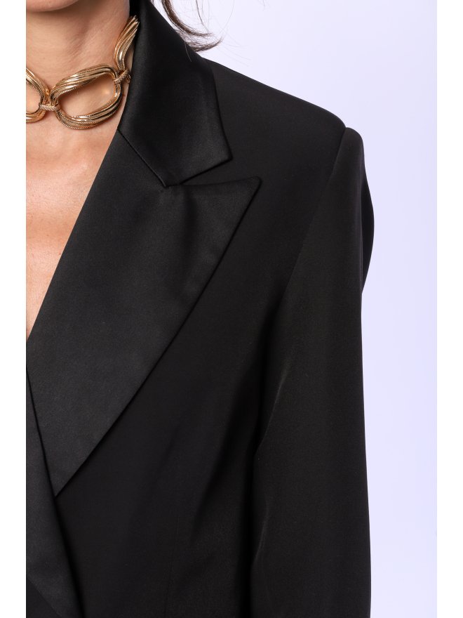 TGH SACOU CU REVERE SATINATE TUXEDO GIRL