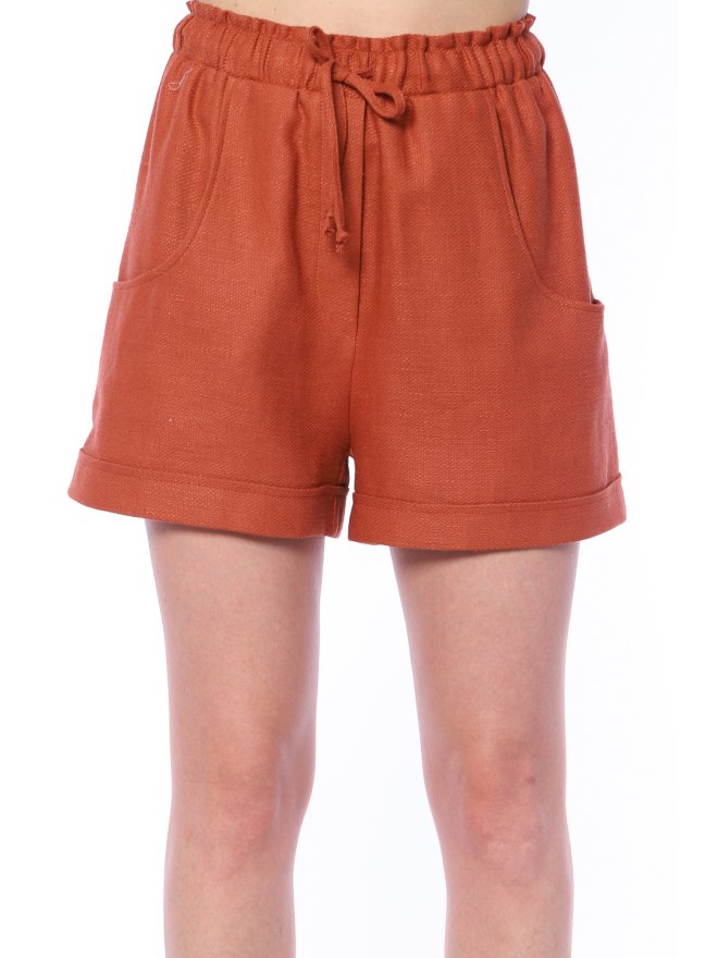 TGH LINO PANTALONI SCURTI CHIC CU CORDON