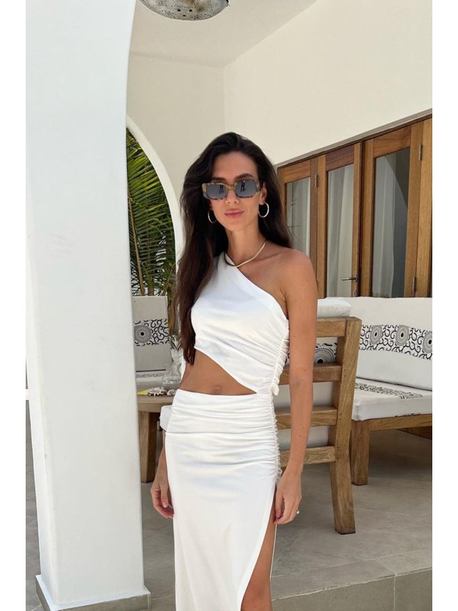 TGH ROCHIE MAXI NEW SUMMER CU DECUPAJE SI SLIT LATERAL