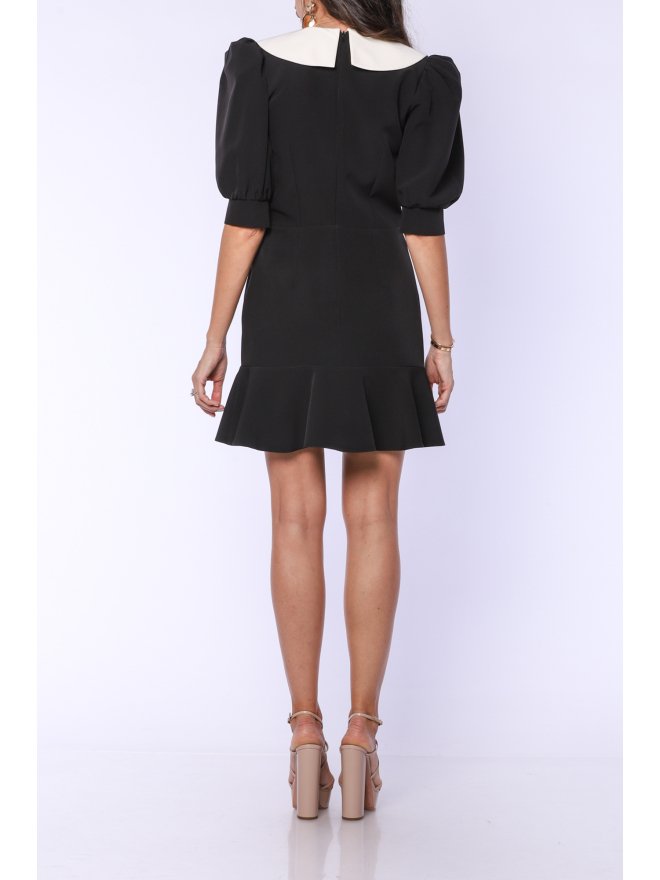 TGH ROCHIE MINI RETRO GIRL CU NASTURI SI GULER