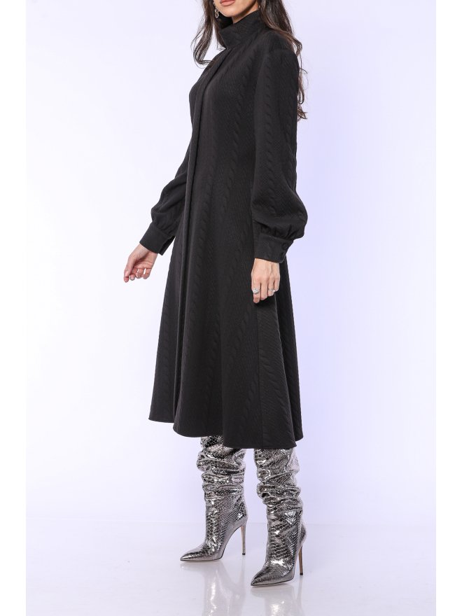 TGH ROCHIE MIDI A-LINE MARGOT CU GULER INALT