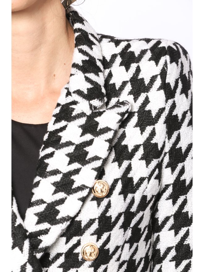 TGH SACOU LUXURY TWEED BLACK&WHITE