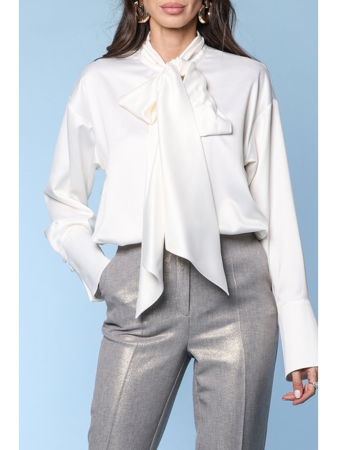 TGH CAMASA DIN SATIN JULIETTE CU MANSETE LATE SI FUNDA