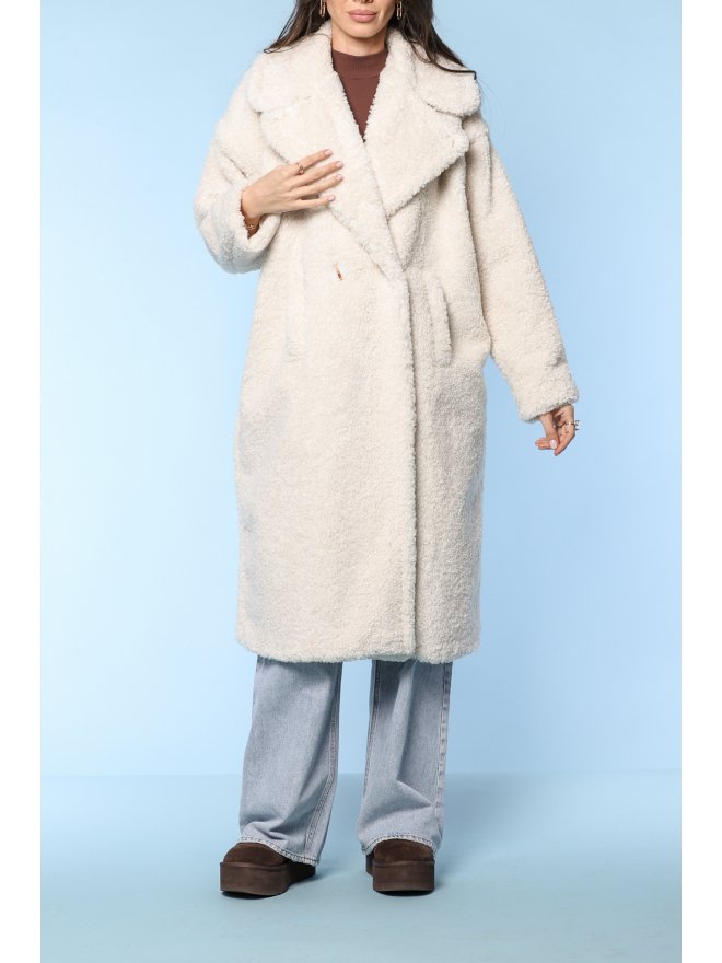 TGH WINTER WONDERLAND MIDI TEDDY COAT