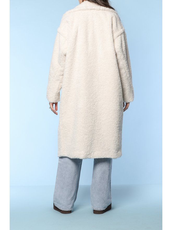 TGH WINTER WONDERLAND MIDI TEDDY COAT