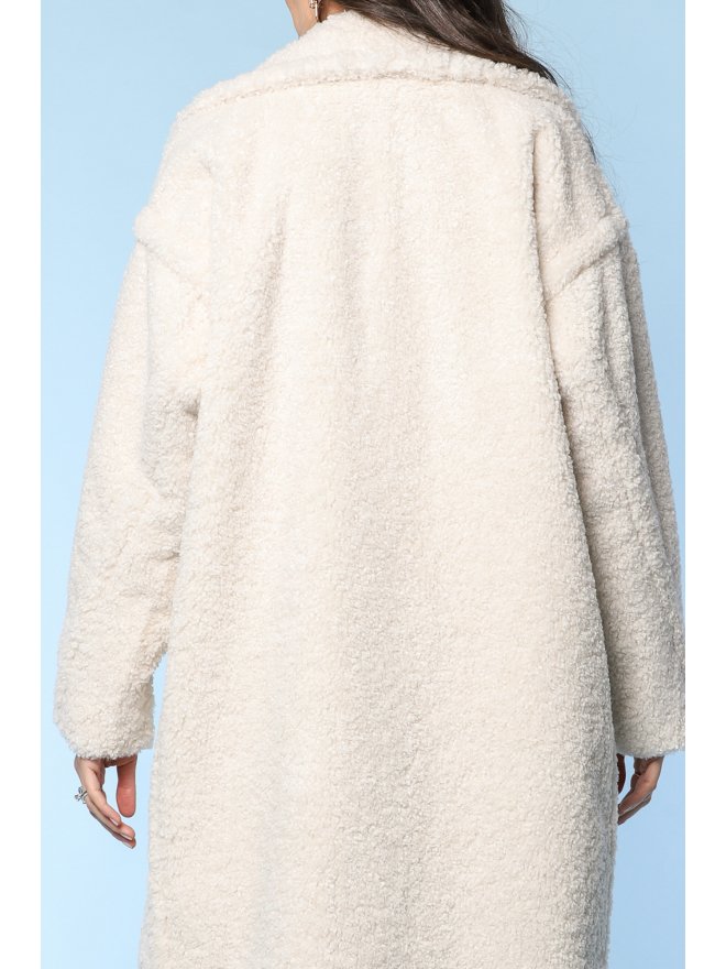 TGH WINTER WONDERLAND MIDI TEDDY COAT