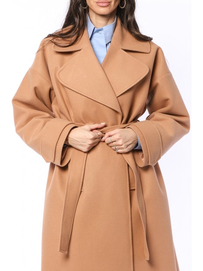 TGH FABULOUS WIDE LAPELS MIDI COAT