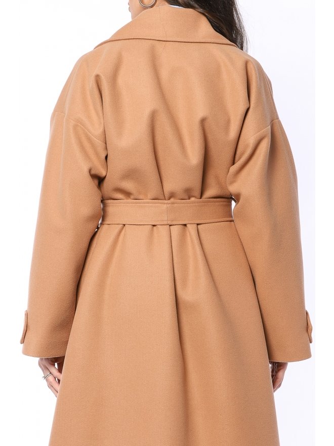 TGH FABULOUS WIDE LAPELS MIDI COAT