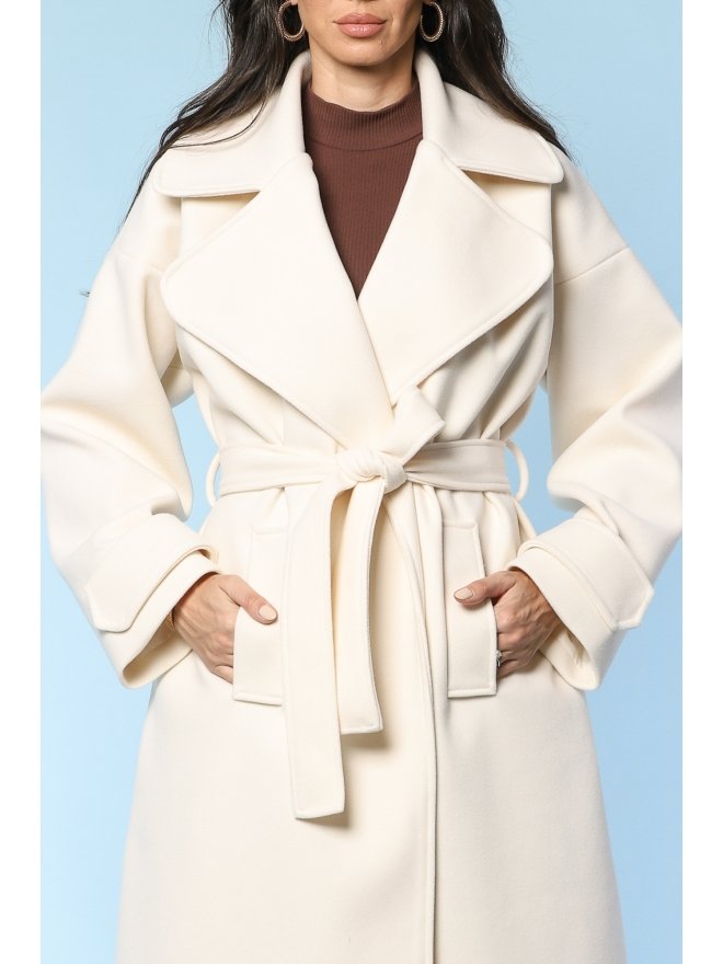 TGH FABULOUS WIDE LAPELS MIDI COAT